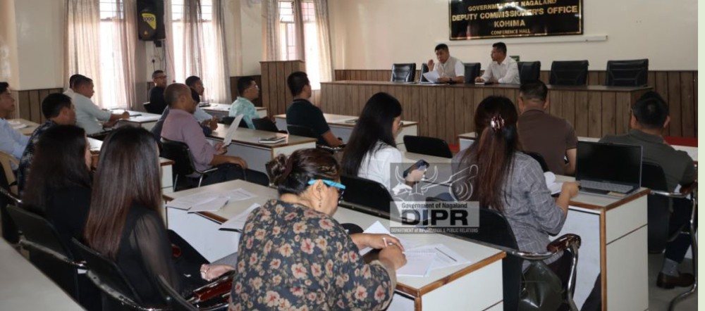 Special Intensive Revision Training for ERO, AERO and Supervisors underway at DC's Conference Hall, Kohima on July 14. (DIPR Photo)
